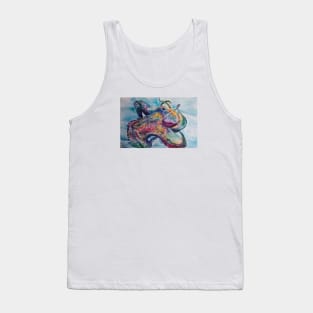 Octopus Colorful Undersea Watercolor Tank Top